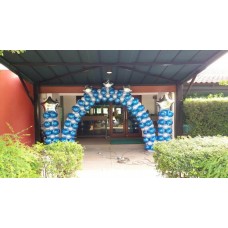 Kingdom entrance balloon arch